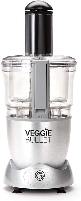 Veggie Bullet Electric Food Processor, Silver, 12 pcs