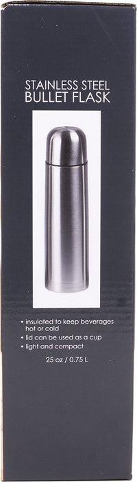 Goisco 0.75 Liter Stainless Steel  Bullet Flask, 25 oz