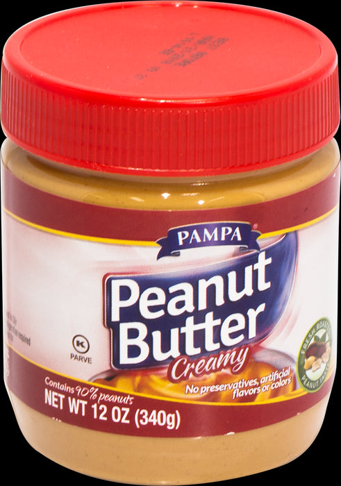 Pampa Creamy Peanut Butter, 12 oz