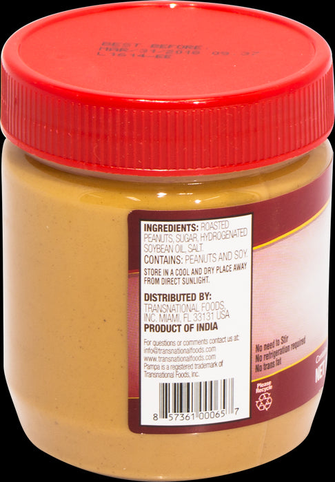 Pampa Creamy Peanut Butter, 12 oz