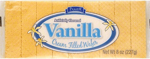 Pampa Cream Filled Wafers, Vanilla, 227 gr