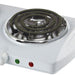 Brentwood 1500 Watt Double Electric Burner, White, Model #TS-368W