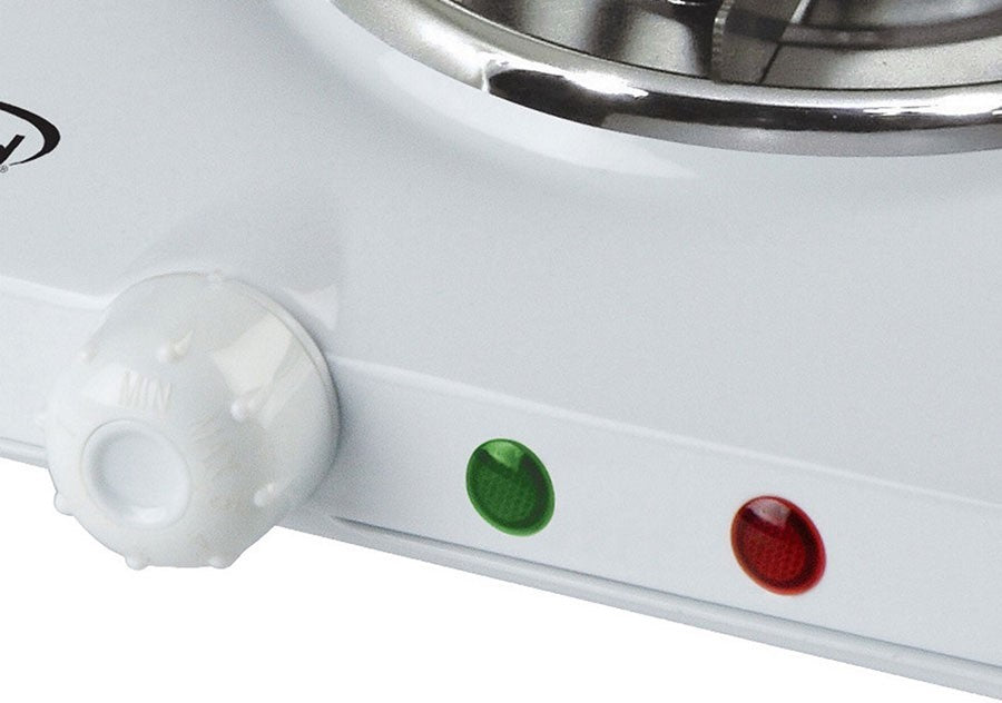 Brentwood 1500 Watt Double Electric Burner, White, Model #TS-368W