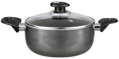 Brentwood 3 Quarts Non-Stick Aluminium Dutch Oven, Gray, Model #BP-503