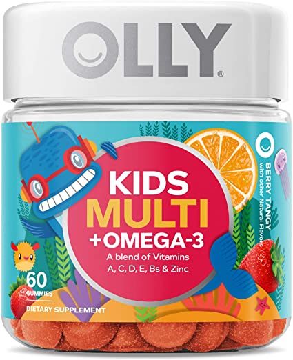 Olly Kids Multi + Omega 3 Vitamin Blend Gummies, 60 ct