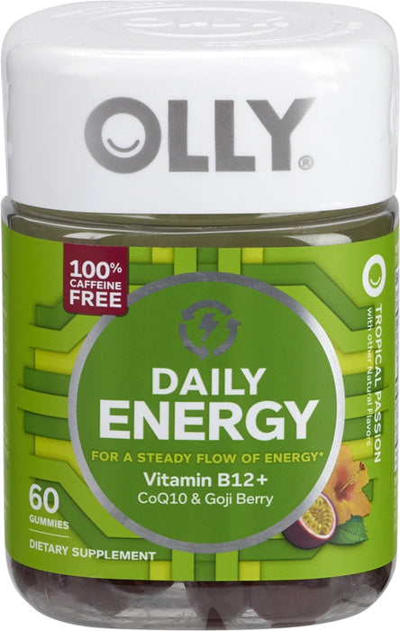 Olly Daily Energy Gummies, 60 ct