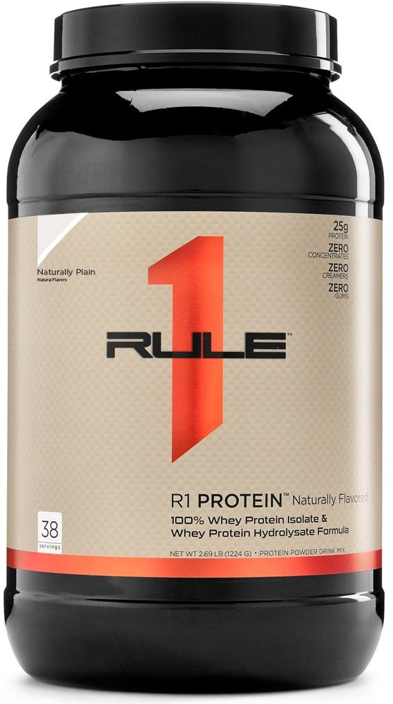 Rule 1  Whey Isolate Protein Naturally Flavored, 2.69 lbs