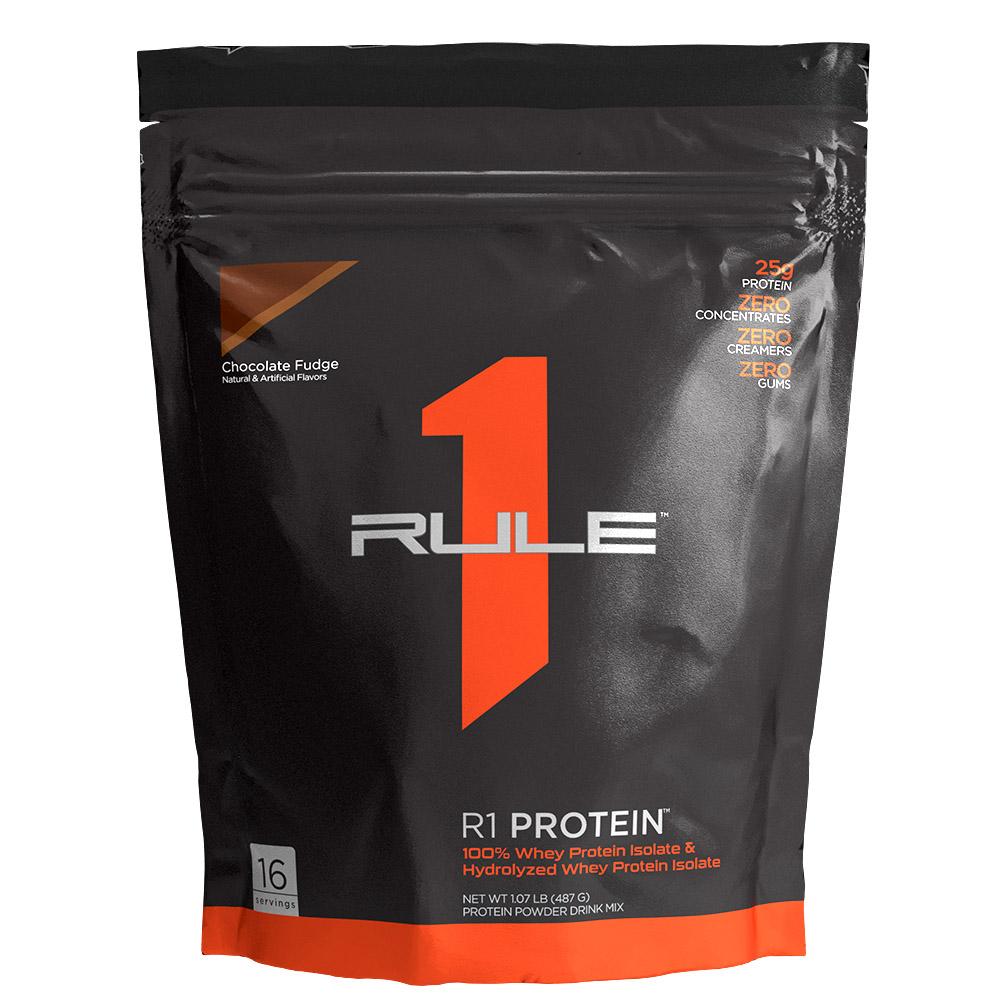 Rule 1 Whey Protein Isolate Chocolate Fudge, 1 lbs