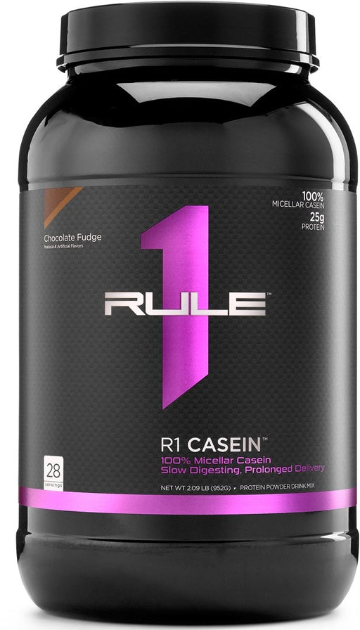 Rule 1 Casein Powder, Chocolate Fudge, 952 gr