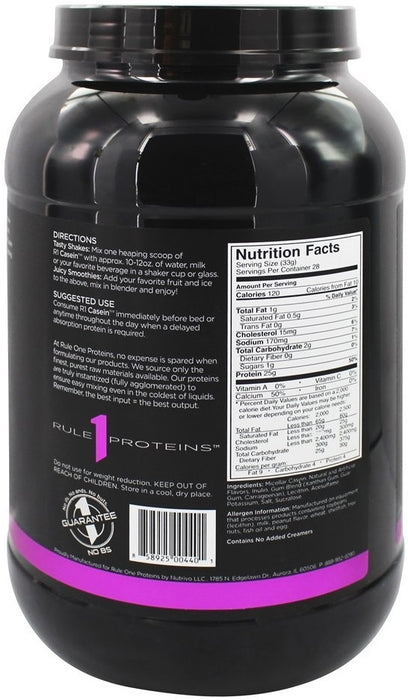 Rule 1 Casein Powder, Vanilla Creme, 924 gr