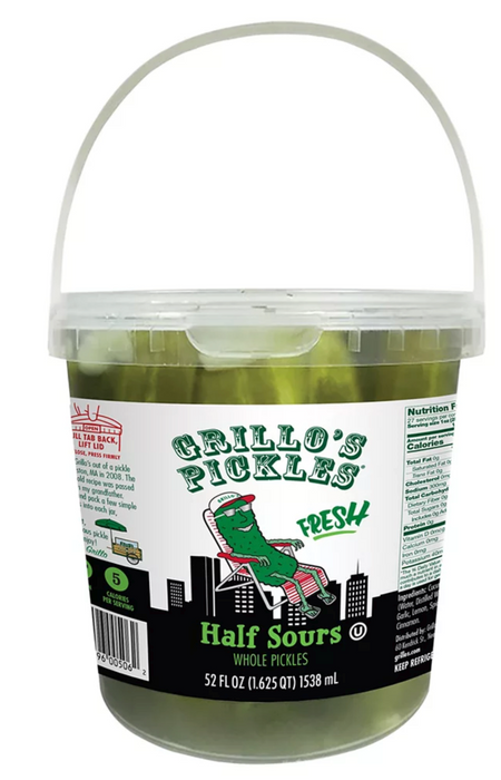 Grillos Half Sour Pickles , 52 oz