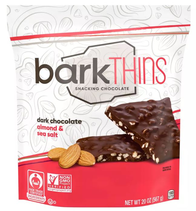 BarkTHINS Dark Chocolate Almond With Sea Salt , 20 oz