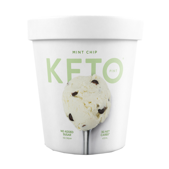 Keto Pint Mint Chip Ice Cream , 16 oz