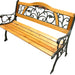 Park Cast Iron Garden Bench, 1 pc 