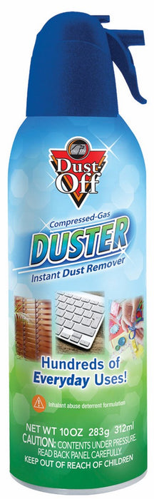 Dust-Off 4-Pack Duster Compressed Gas Instant Dust Remover, 10 oz 