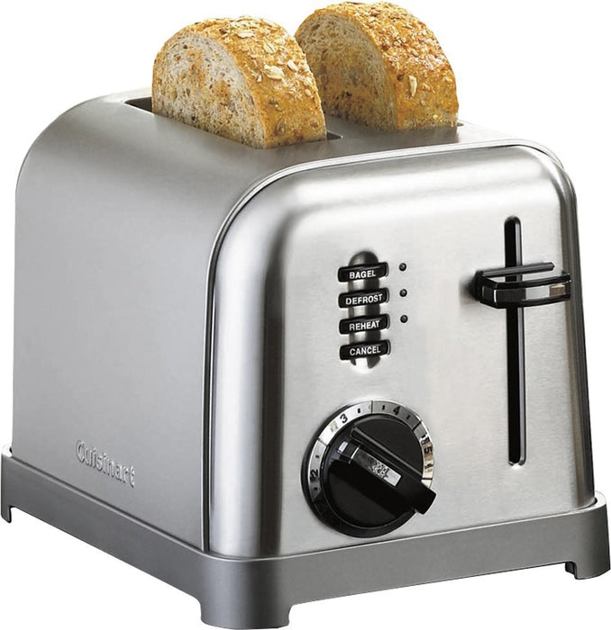 CuisinArt 2-Slice Stainless Steel Classic Toaster, Model #CPT-160