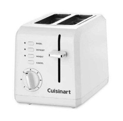 Cuisinart 2-Slot Compact Plastic Toaster, Model #CPT-122