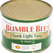 Bumble Bee Premium Chunk Light Tuna in Water, 66.5 oz