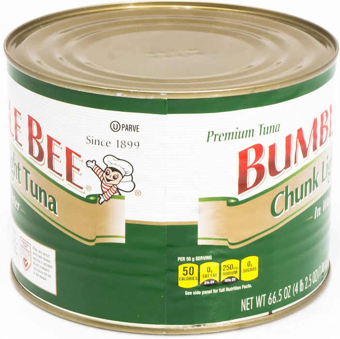 Bumble Bee Premium Chunk Light Tuna in Water, 66.5 oz