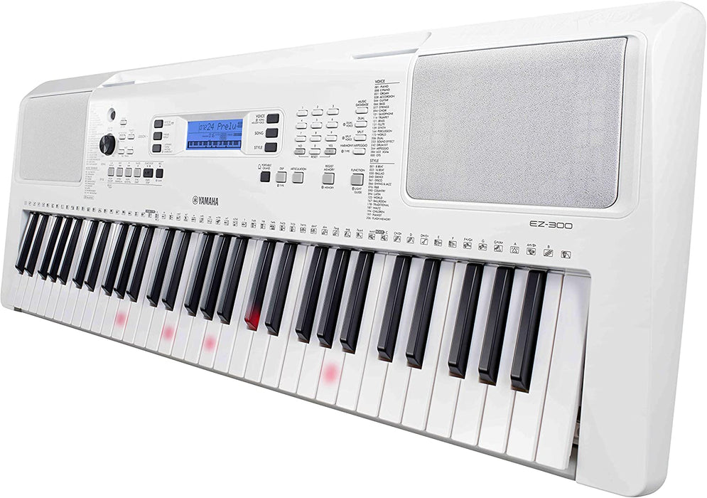 Yamaha 61-Key Lighted Portable Keyboard (EZ-300AD), 61 key