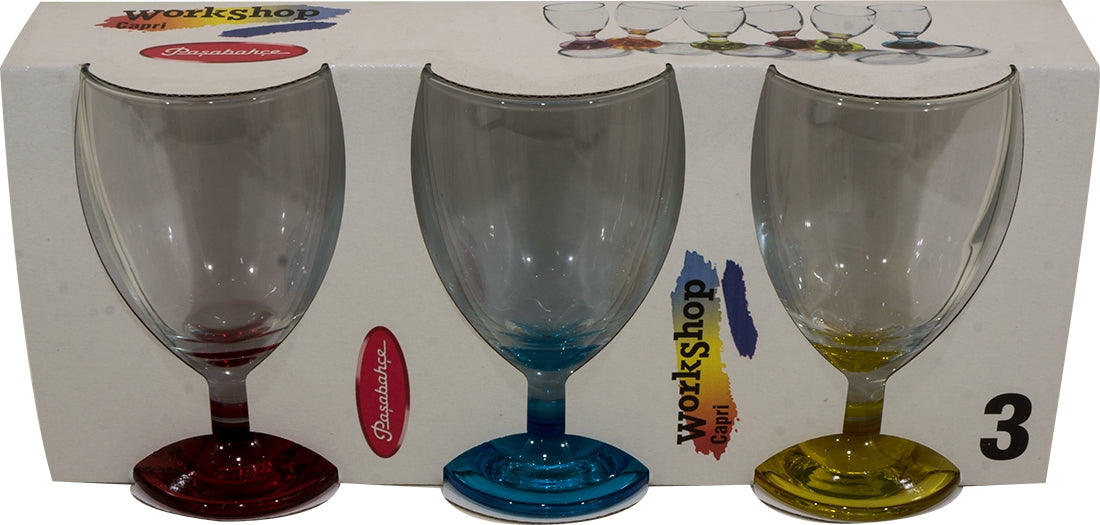 Pasabahce 3-Piece 10 oz Drinking Glass, 3 pcs
