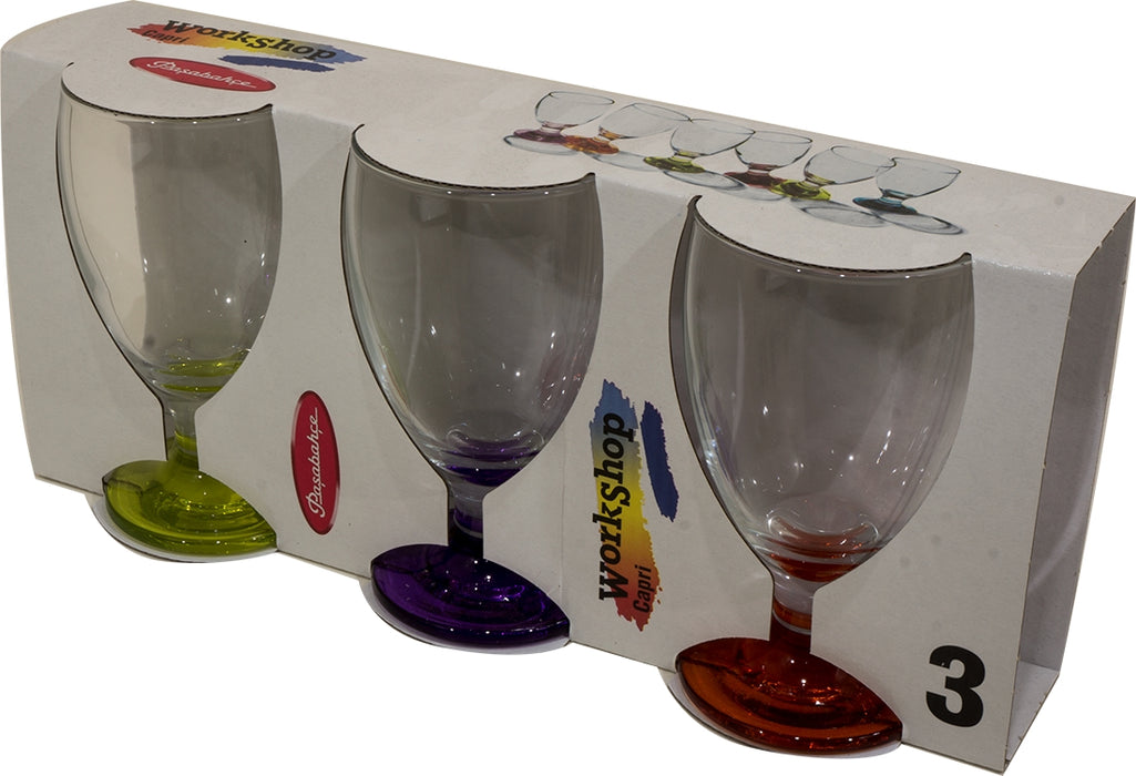 Pasabahce 3-Piece 10 oz Drinking Glass, 3 pcs