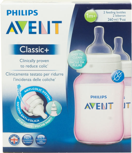 Philips Avent Classic+ Feeding Bottles 2-Pack, 2 ct