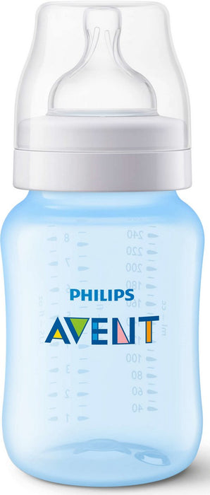 Avent Classic + Baby Bottle, Blue, 260 ml