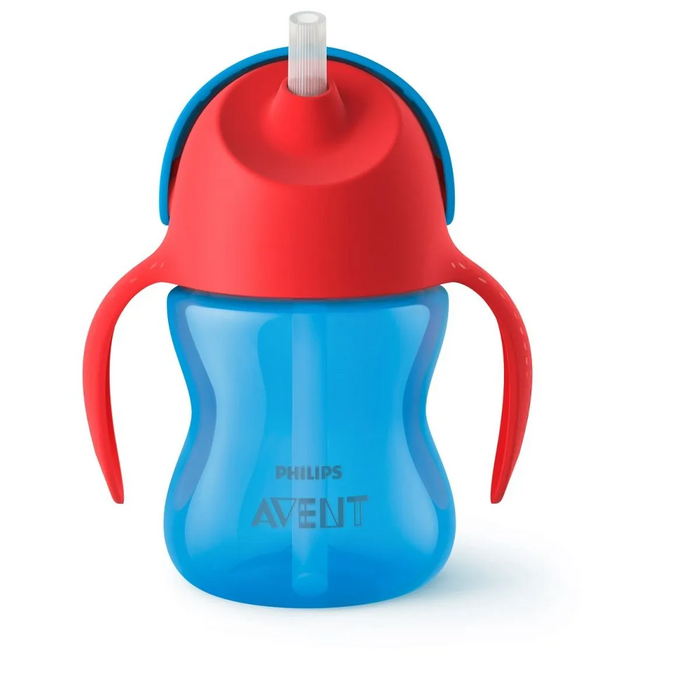 Avent Bendy Straw Cup, Blue/Red, 200 ml