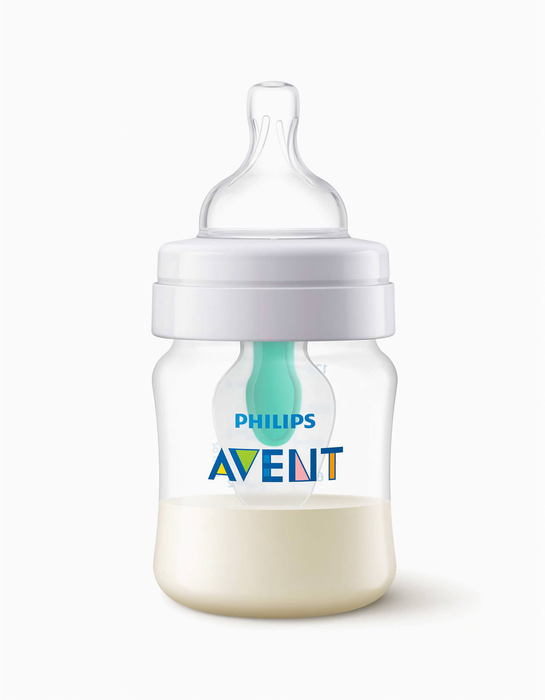 Avent Anti Colic Bottle with AirFree Vent, Transparent, 4 oz