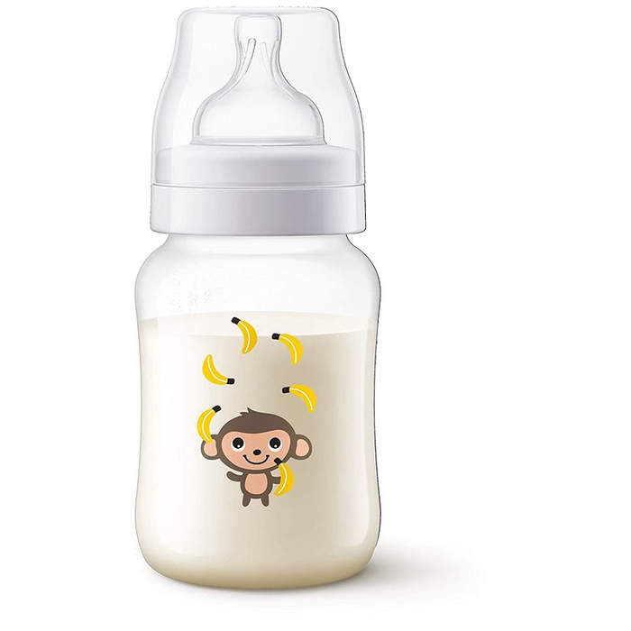 Avent Anti Colic Baby Bottle, Monkey, 260 ml