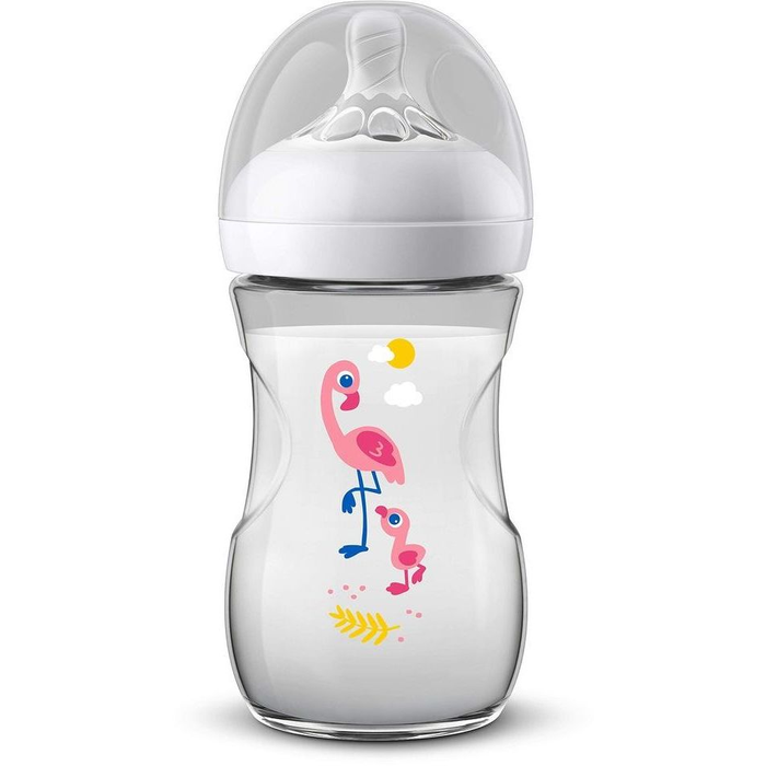 Avent Anti Colic Baby Bottle, Flamingo, 260 ml