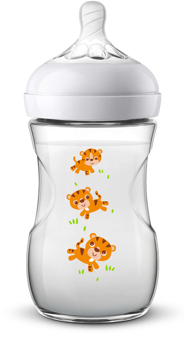 Avent Natural Baby Bottle, Tiger, 9 oz