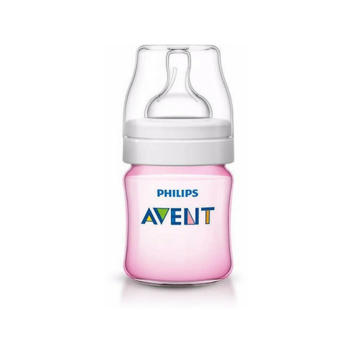 Avent Anti Colic Baby Bottle, Pink, 4 oz