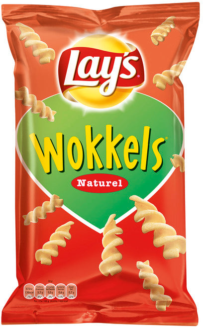 Lay's Wokkels Naturel, 115 gr