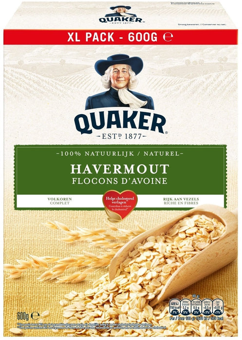 Quaker Natural Oatmeal, 600 gr