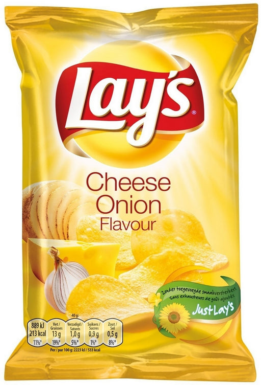 Lays Cheese Onion Potato Chips, 335 gr