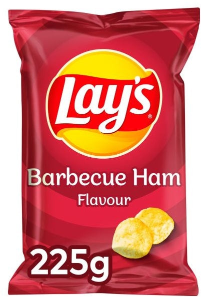 Lay's Barbecue Ham Potato Chips, 225 gr