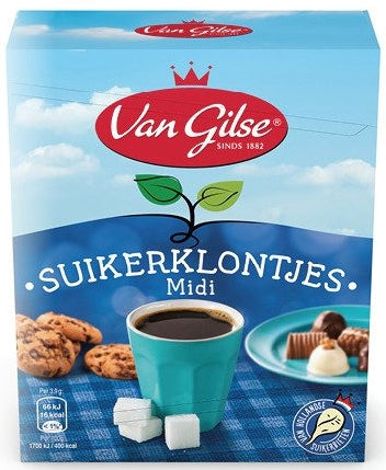 Van Gilse Midi Sugar Cubes, 750 g