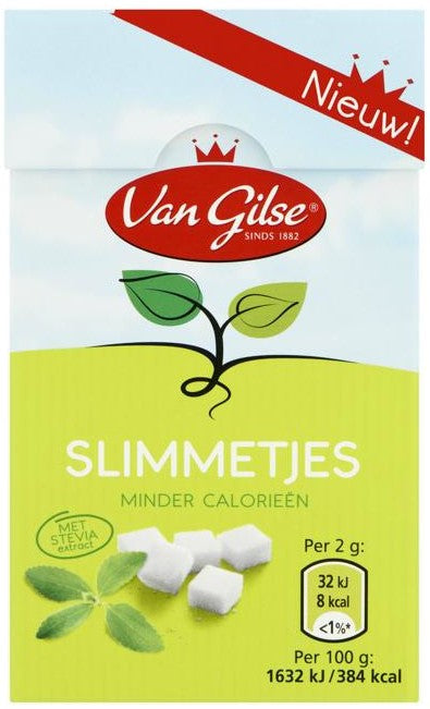 Van Gilse Slimmetjes Sugar Cubes, 200g