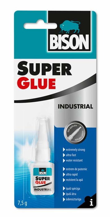 Bison Industrial Super Glue, 7,5 gr