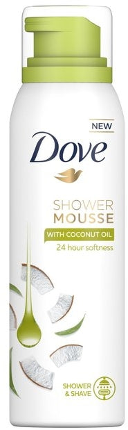 Dove Shower & Shave Mousse With Coconut Oil, 200 ml