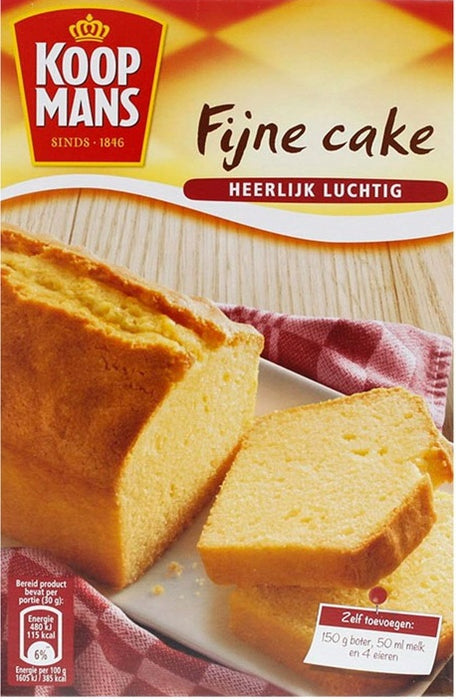 Koopmans Fine Cake Mix (Fijne Cake), 400 gr