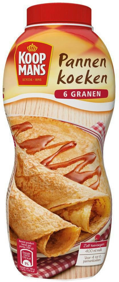 Koopmans 6-Cereal Pancakes in Shaker Bottle, 175 gr