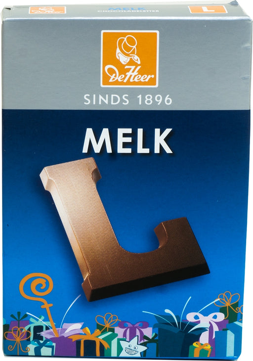 De Heer Chocolate Letter, Milk, 65 gr