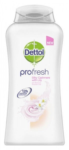 Dettol ProFresh Silky Cashmere with Lily Shower Gel, 500 ml