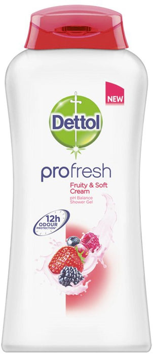 Dettol ProFresh Fruit & Cream Shower Gel, 500 ml