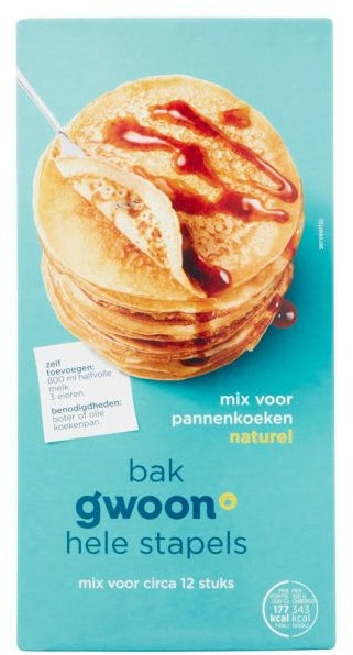 G'woon Pancake Mix, Natural, 400 gr