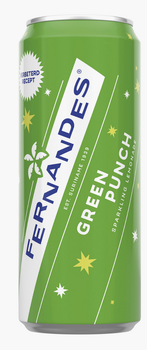 Fernandes Green Punch Soda, 4-Pack , 4 x 25 cl