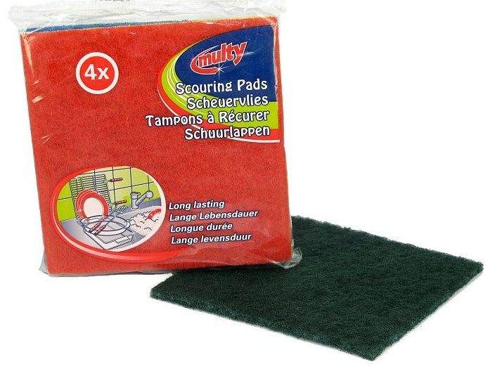 Multry Scouring Pads, 4 ct